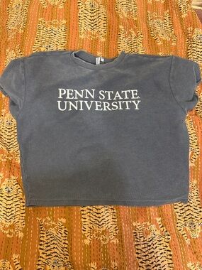 Penn State University Blue Crop Tee